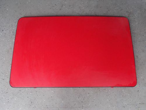 Porsche 924 sunroof solid panel  guards red with headliner