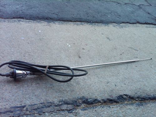 Vintage spring loaded automobile radio antenna