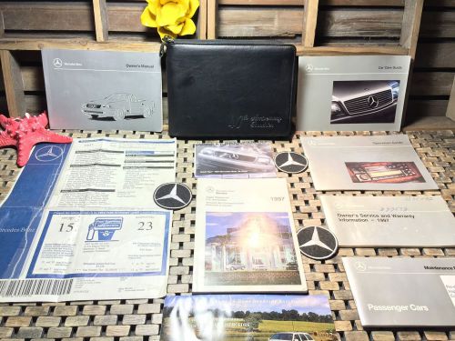 1997 mercedes sl sl320 sl500 sl600 owners manual ( 40th anniversary edt) + mrsp