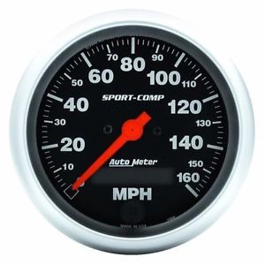 Autometer auto meter 3988 programmable speedometer sport-comp gauge 3-3/8&#034; nib