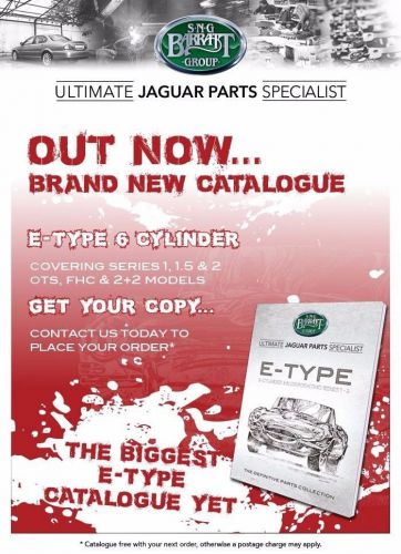Jaguar e type xke series 1&amp;2  3.8 &amp; 4.2 parts book by sng barratt. 500+ pages