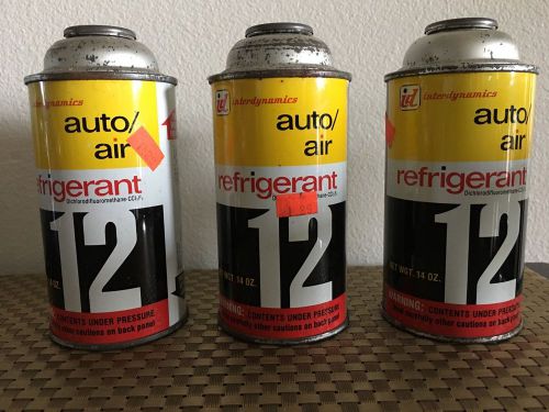 3-14oz cans of r12 refrigerant