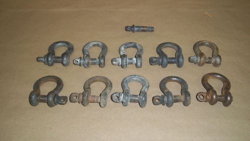 Marine/boat/anchor/equipment 3/8&#034; screw pin shackles(10) extra pin