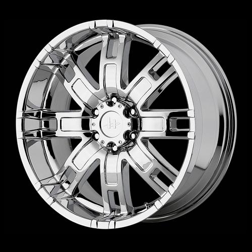 18" x 9" helo he835 835 chrome wheels rims 5 lug 18 inch 5x5.5 5x139.7 
