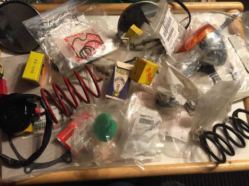 30 + pcs. motorcycle, snowmobile, watercraft, atv misc. parts lot gaskets &amp; more