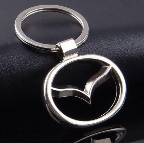 Car logo key chain metal keychain key ring for - mazda.
