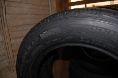 Set of four (4) - used - michelin premier a/s 225/60r17 99h dot 2914