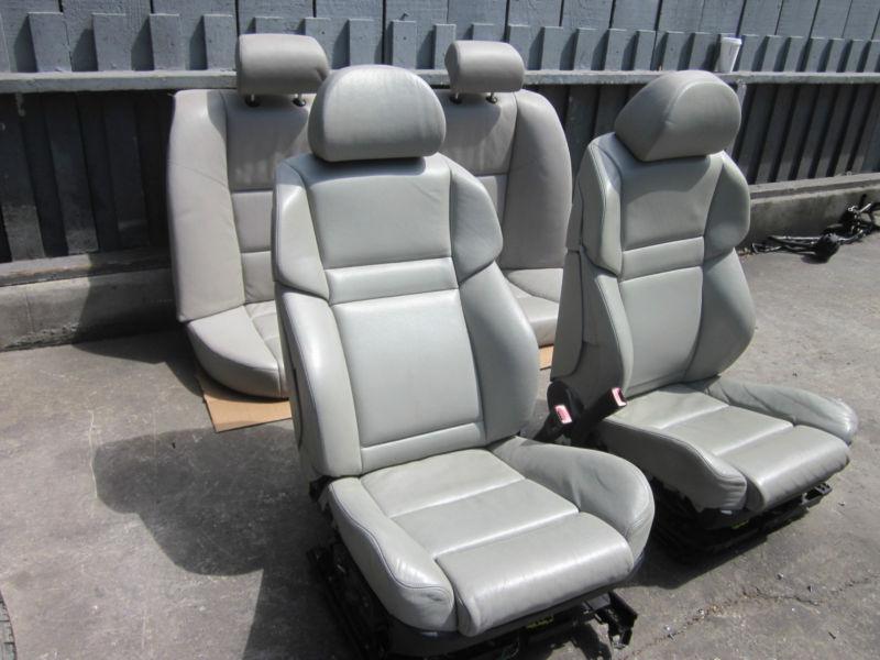Bmw e60 m5 oem 76k 04 05 06 07 08 09  leather seats seat lumbar sport complete!