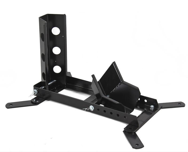 1000 lb adjustable motorcycle wheel chock stand trailer mount hold bike stand