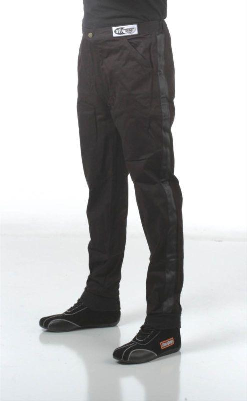 Racequip 112003 black 110 series pyrovatex sfi-1 men's medium pants -  rqp112003