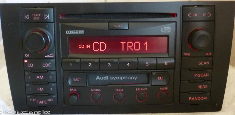 00-03 audi a6 s6 s 6 allroad radio cd player bose symphony 4b0035195a