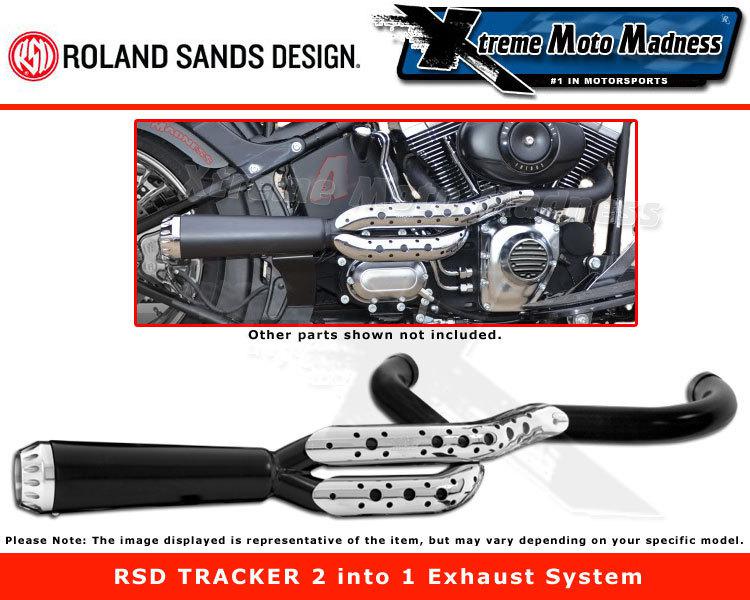 Rsd tracker 2 into 1 exhaust vance & hines harley xl 2008 - 2011 #1800-0998 