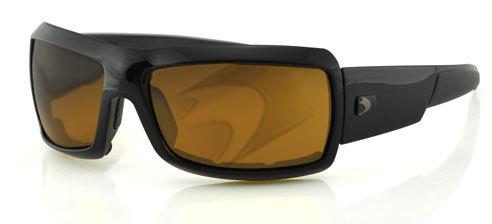 Bobster trike sunglasses w/ foam, anti-fog amber lens