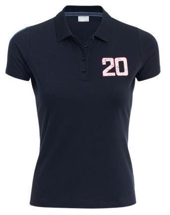 Porsche martini racing women's "20" polo shirt! new!