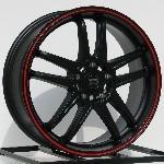 18 inch wheels rims black chevy malibu equinox impala cadillac sts cts motegi 