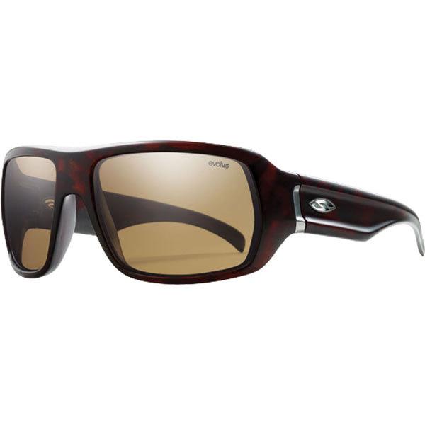 Matte tortoise/polar brown smith optics vanguard polarized sunglasses
