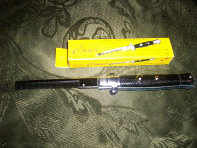 Vintage style switch blade comb ratrod rockabelly 50's doo wop fleetline