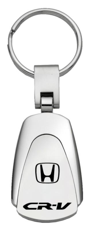 Honda crv chrome teardrop keychain / key fob engraved in usa genuine