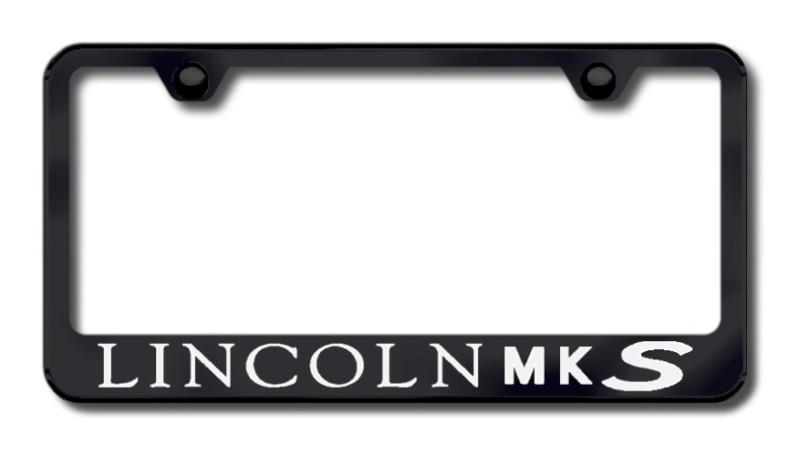 Ford mks laser etched license plate frame-black made in usa genuine