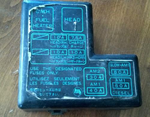 Purchase 86 Toyota Pickup Fuse Box Under Hood 4 Cyl 4x4