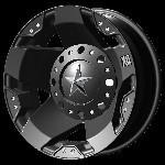17 inch black wheels rims chevy silverado dodge ram 3500 ford f f350 dually new