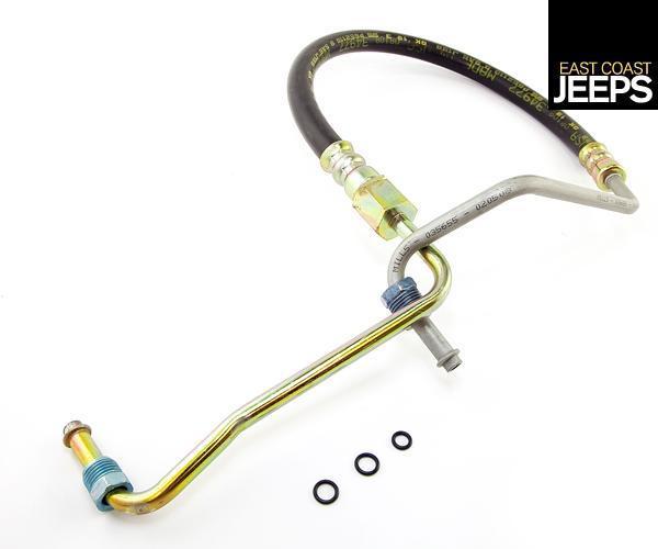 18012.05 omix-ada power steering pressure hose , 87-90 jeep yj wranglers, by