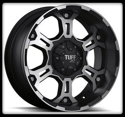 15" x 8" tuff t03 black rims w/ 31x10.50x15 bfgoodrich t/a km2 m/t wheels tires