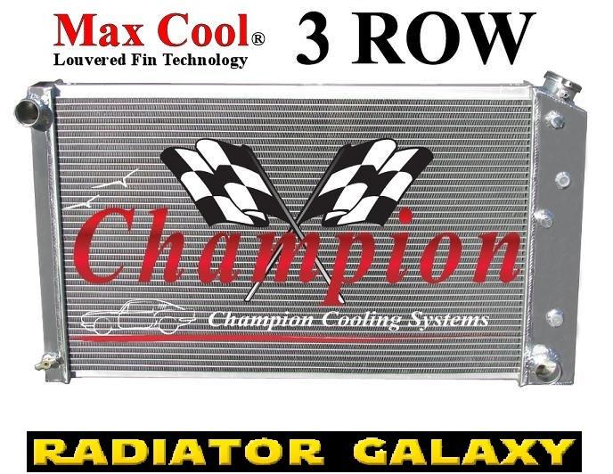 1971 1972 1973 1974 chevy bel air 3 row 28" core radiator by champion 