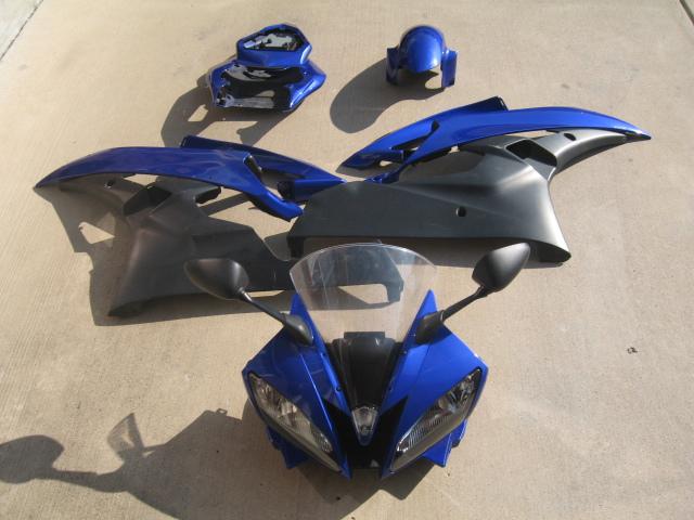 2006 2007 yamaha r6 r complete fairing set with headlight and stay body work oem