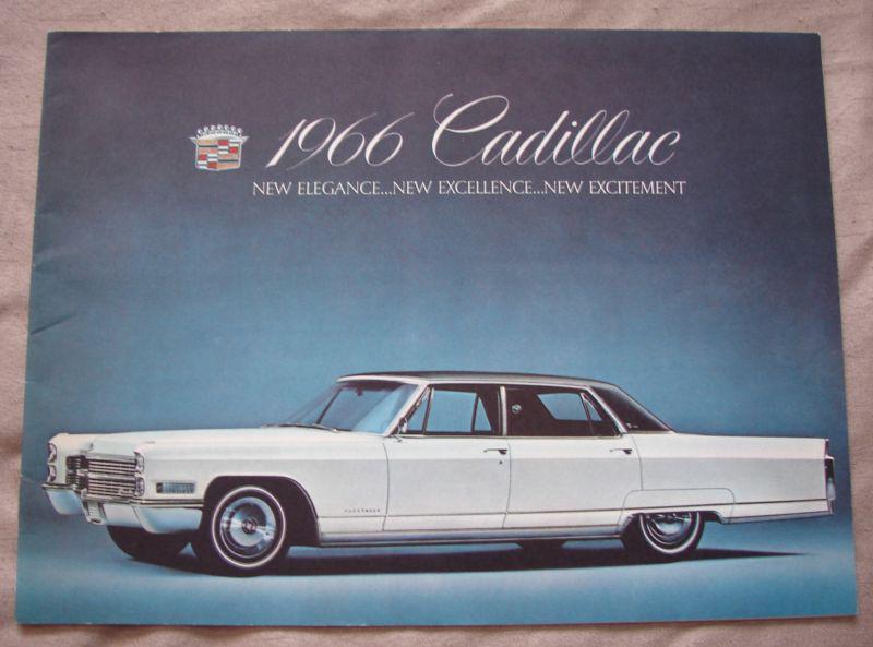 1966 cadillac color dealer brochure all models