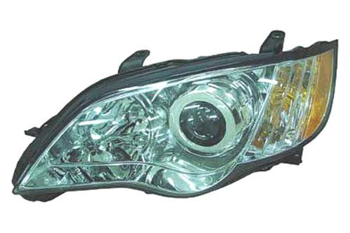 Replace su2502130 - 08-09 subaru legacy front lh headlight assembly halogen
