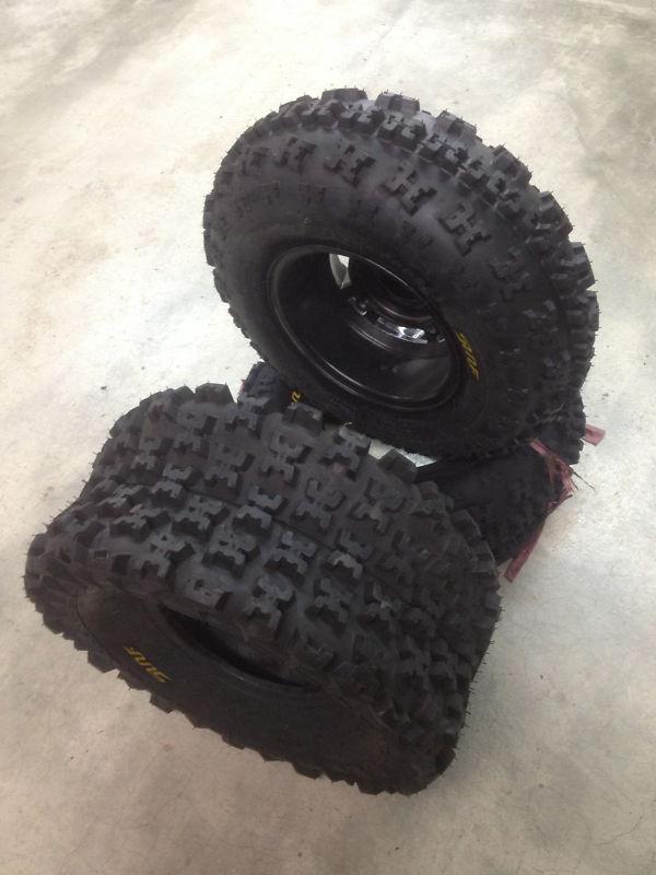New front & rear atv 4 tires tire set 22x11/9 22x7/10 banshee raptor warrior