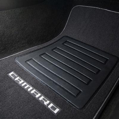2010-2014 chevrolet camaro front and rear floor mat set