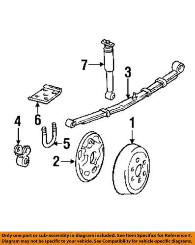 Jeep oem 52000507 rear suspension-spring shackle