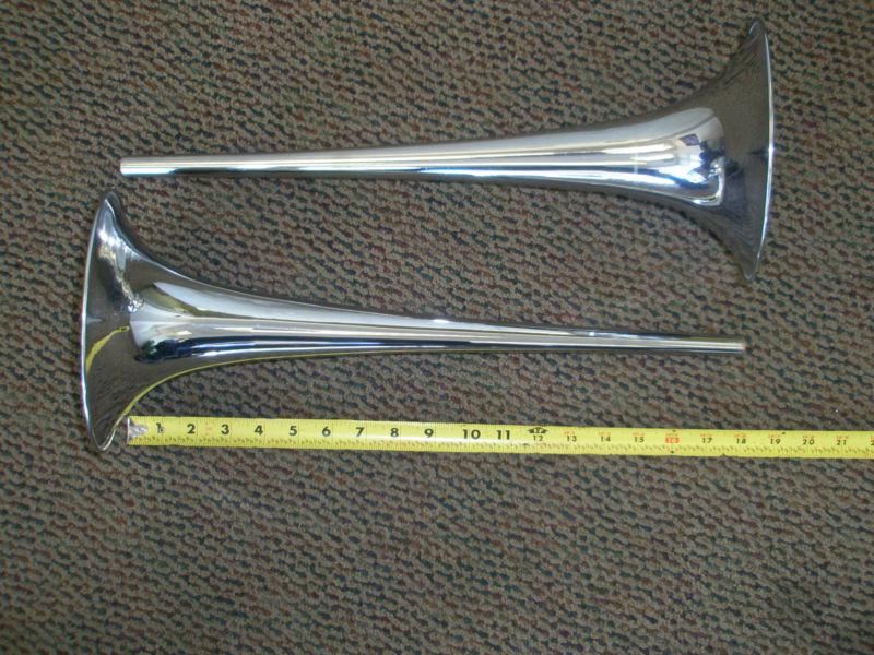 Horn trumpets chrome plated brass