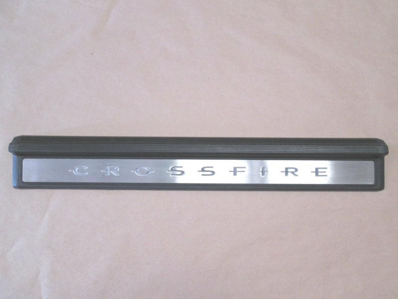 05 chrysler crossfire srt6 front door sill scuff plate molding panel trim #1