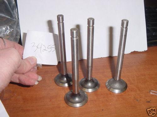 4 new stainless steel exhaust valves fiat 124 1966-69 1197cc