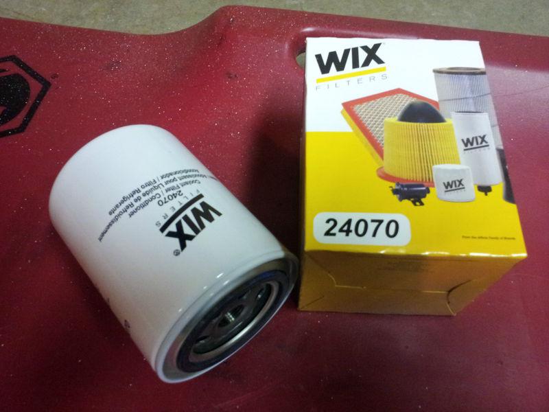 Wix coolant filter 24070 cooling system filter ford powerstroke 6.0 filter