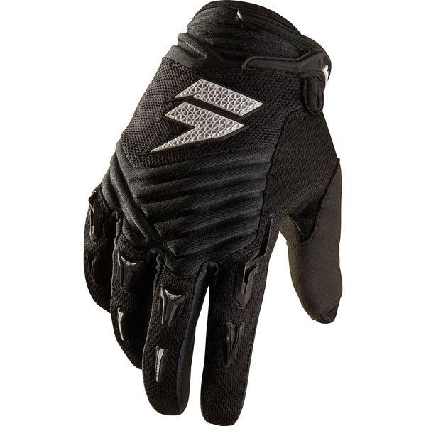 Black m shift racing strike gloves 2013 model