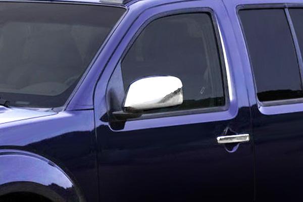 Ses trims ti-mc-117f nissan frontier mirror covers truck chrome trim 2 pcs 3m