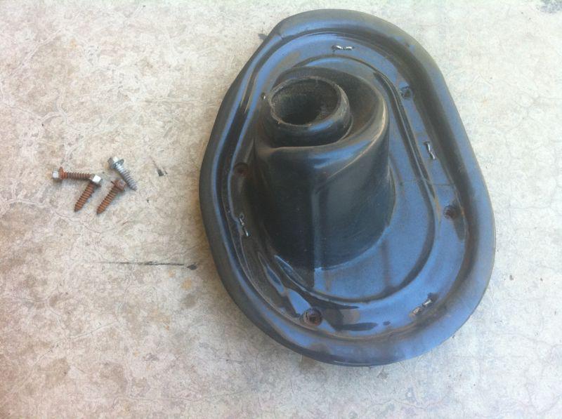 87-93 ford mustang steering column firewall rubber boot guide w/ screws gt lx 