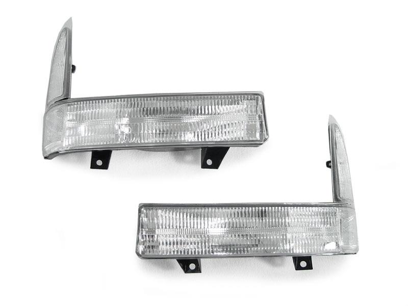 99 00 01 02 03 ford f250 superduty excursion corner signal lights lamps pair new