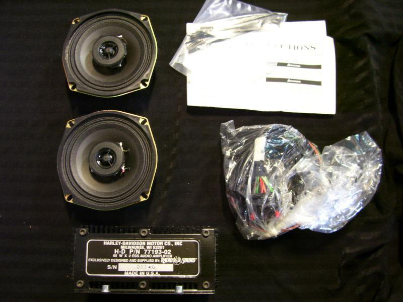 Harley- davidson two speaker enhanced sound system p/n 77192-02