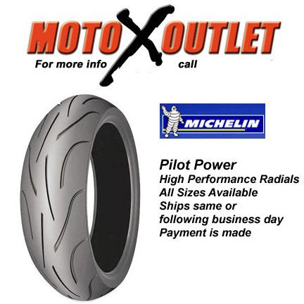 Michelin pilot power motorcycle tire 180/55 17 rear new
