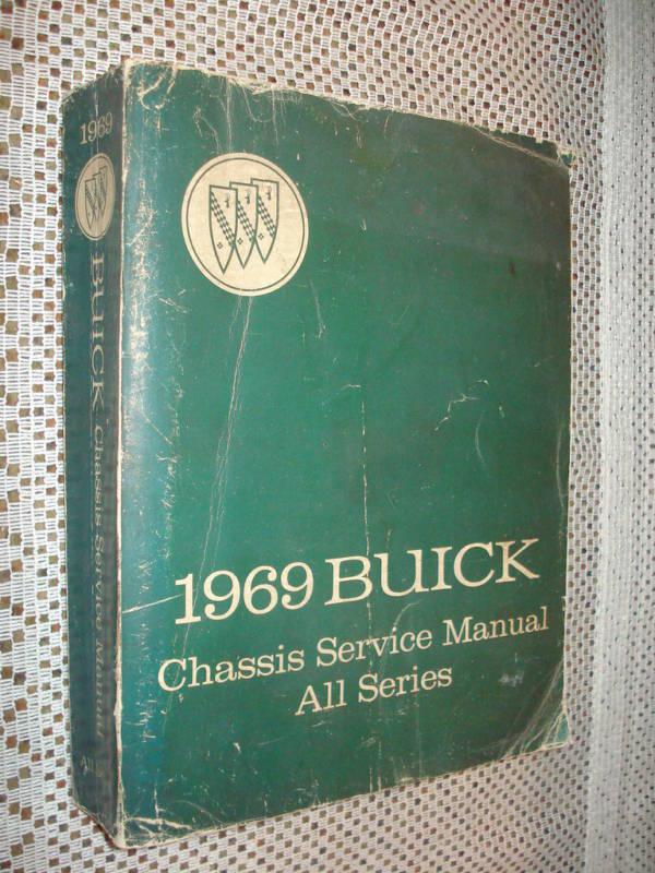 1969 buick shop manual original chassis service book nr
