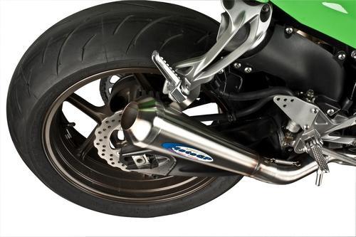 Kawasaki zx10r 06-07 speedpro exhaust motogp megacone slipon can muffler
