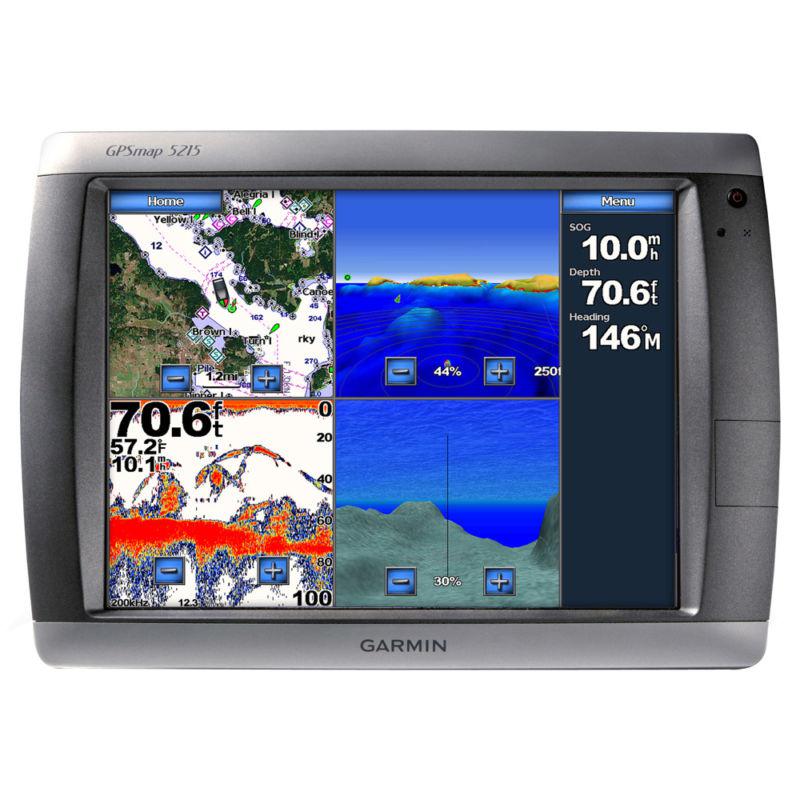 Garmin gpsmap 5215 preloaded 15" touch screen multi function display 010-00692-1