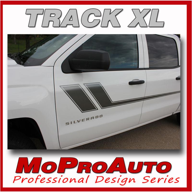Chevy silverado track xl 3m 2005 pro grade vinyl side stripe decals graphic lw6
