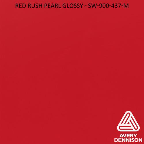 Avery supreme matte red metallic car wrap vinyl decal 2in x 3in sample