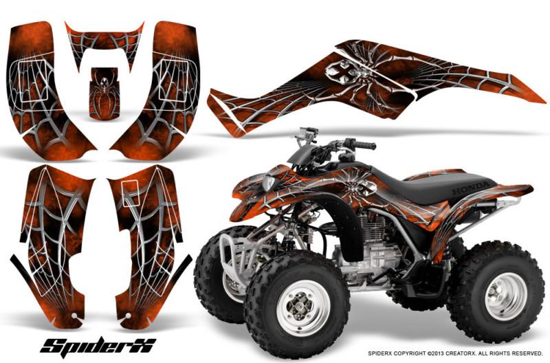 Honda trx 250 02-05 graphics kit creatorx decals stickers spiderx od